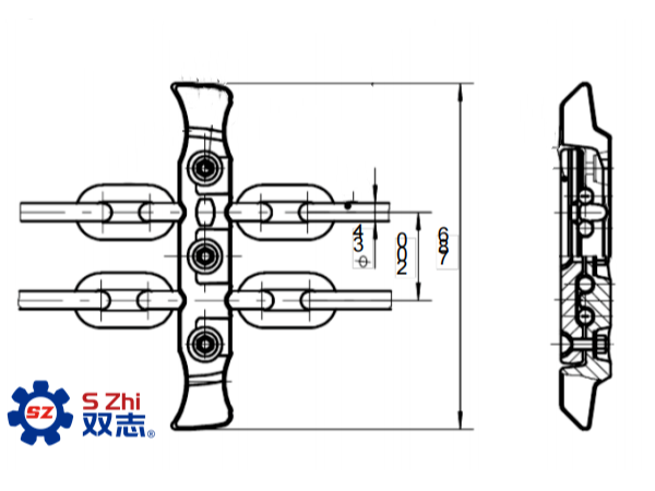 產品介紹|SZZ800/250中雙鏈刮板轉載機44ZG系列